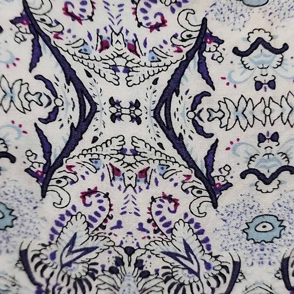 Sundance Terraza Dress Tunic Mixed Print Floral Geometric Boho size Small - Picture 5 of 11